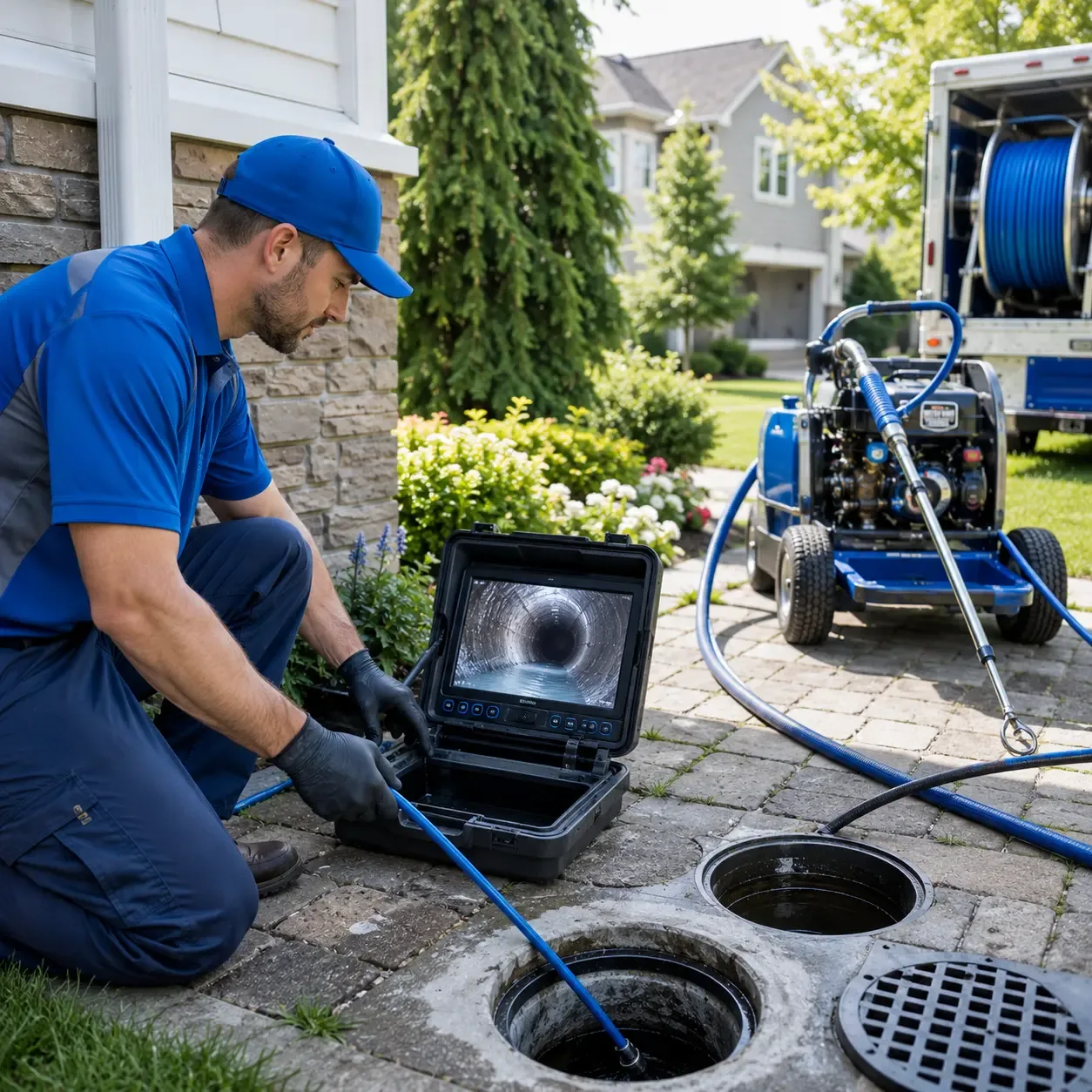 Outdoor drain cleaning professionals serving Jamestown, TN